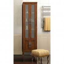 Шкаф-Пенал для ванной комнаты Opadiris Мираж 50 светлый орех Шкаф-Пенал для ванной комнаты Opadiris Мираж 50 светлый орех