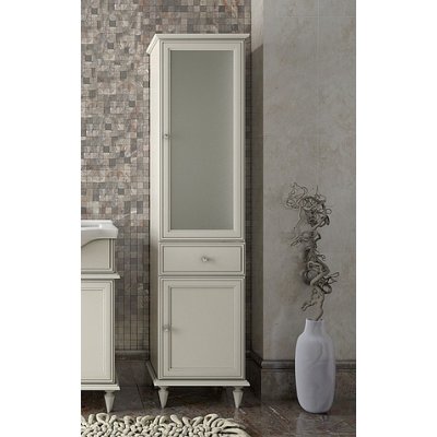 Шкаф-Пенал для ванной комнаты Opadiris Санрайз 45 R слоновая кость (1013)