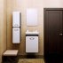 Шкаф-Пенал для ванной комнаты Opadiris Тора белый, венге L--small-2