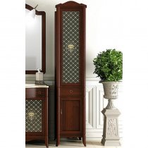 Шкаф-Пенал для ванной комнаты Opadiris Виктория 40 орех R Шкаф-Пенал для ванной комнаты Opadiris Виктория 40 орех R