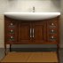 Комплект мебели для ванной Opadiris Мираж 120 светлый орех--small-6