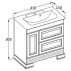 Комплект мебели для ванной Opadiris Оникс 80 серебряная патина--small-2