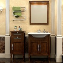 Комплект мебели для ванной Opadiris Мираж 65 светлый орех Комплект мебели для ванной Opadiris Мираж 65 светлый орех