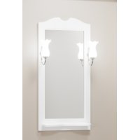 Зеркало Opadiris Тибет 50 белый матовый