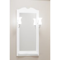 Зеркало Opadiris Тибет 50 белый матовый