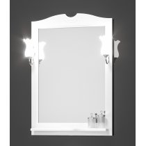 Зеркало Opadiris Тибет 70 белый матовый