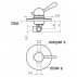 Смеситель для ванны Rav Slezak Labe Mosaz L083SM--small-1