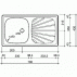 Кухонная мойка Reginox Beta 10 LUX 780x430 OKG--small-1