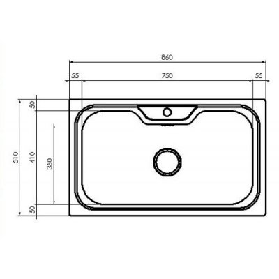 Кухонная мойка Reginox Jumbo R LUX 860x510 OKG-1