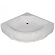 Поддон полукруглый низкий River акриловый 80/26 Поддон полукруглый низкий River акриловый 80/26