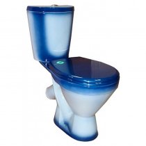 Унитаз-компакт Rosa Элегант синий Унитаз-компакт Rosa Элегант синий