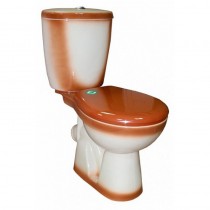 Унитаз-компакт Rosa Евро коричневый