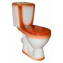 Унитаз-компакт Rosa Лира коричневый