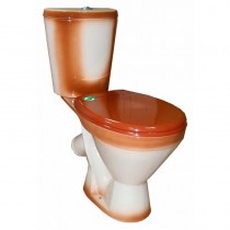 Унитаз-компакт Rosa Элегант коричневый Унитаз-компакт Rosa Элегант коричневый