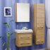 Комплект мебели для ванной Sanflor Ларго 60 подвесной--small-1