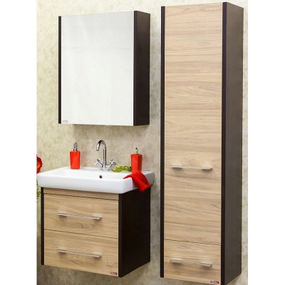 Комплект мебели для ванной Sanflor Ларго 60 подвесной