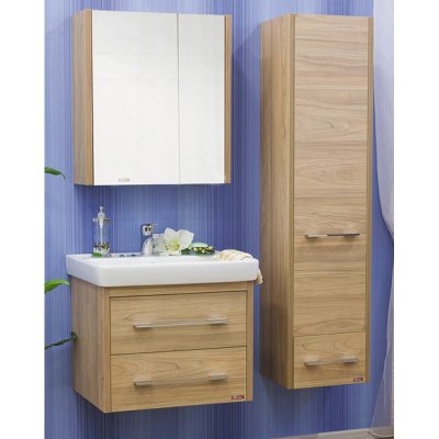 Комплект мебели для ванной Sanflor Ларго 70 подвесной