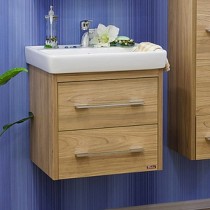 Тумба с раковиной для ванной Sanflor Ларго 60 подвесная Тумба с раковиной для ванной Sanflor Ларго 60 подвесная