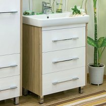 Тумба с раковиной для ванной Sanflor Ларго 70 белая Тумба с раковиной для ванной Sanflor Ларго 70 белая