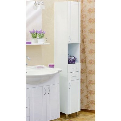 Шкаф-Пенал для ванной комнаты Sanflor Николь 30