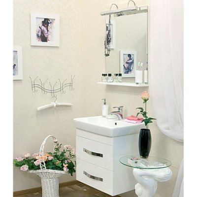Комплект мебели для ванной Sanflor Одри 60 подвесной