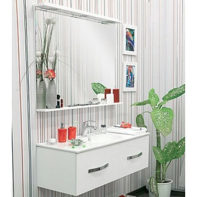 Комплект мебели для ванной Sanflor Рио 120 подвесной