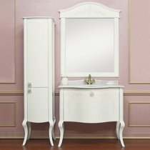 Комплект мебели для ванной Shiro Velici 108-1 молочный Комплект мебели для ванной Shiro Velici 108-1 молочный