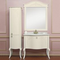 Комплект мебели для ванной Shiro Velici 108-1 Слоновая кость Комплект мебели для ванной Shiro Velici 108-1 Слоновая кость