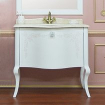 Тумба с раковиной для ванной Shiro Velici 90-1 белая Тумба с раковиной для ванной Shiro Velici 90-1 белая