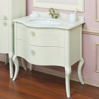 Тумба с раковиной для ванной Shiro Velici 90-2 Слоновая кость