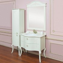 Комплект мебели для ванной Shiro Velici 91-2 молочный Комплект мебели для ванной Shiro Velici 91-2 молочный