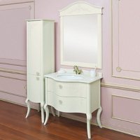 Комплект мебели для ванной Shiro Velici 91-2 Слоновая кость