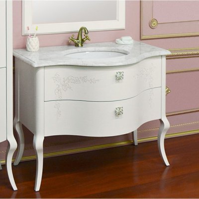 Комплект мебели для ванной Shiro Velici 108-2 белая-1