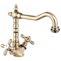 Смеситель Timo Ritz 0143FK Antique для раковины/кухни