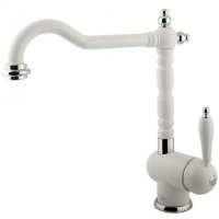 Смеситель Timo Morea 2406F White для кухни