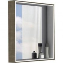 Зеркало-шкаф для ванной Акватон Фабиа 65 корица Зеркало-шкаф для ванной Акватон Фабиа 65 корица