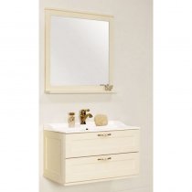 Комплект мебели для ванной Акватон Леон 80 дуб бежевый Комплект мебели для ванной Акватон Леон 80 дуб бежевый