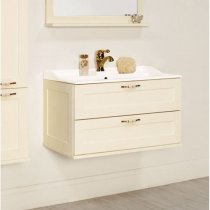 Тумба с раковиной для ванной Акватон Леон 80 дуб бежевый Тумба с раковиной для ванной Акватон Леон 80 дуб бежевый