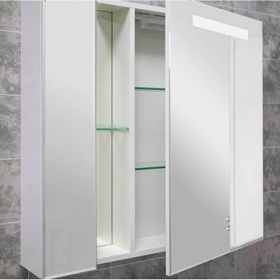 Зеркало-шкаф для ванной Акватон Марко 80-1