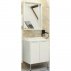 Комплект мебели для ванной Акватон Фабиа 65 М белый/выбеленной дерево-small