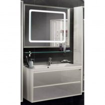 Комплект мебели для ванной Акватон Римини 100 белый