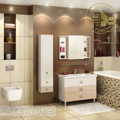Комплект мебели для ванной Акватон Стамбул 105-13