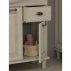Комплект мебели для ванной Акватон Жерона 105 белое серебро--small-1