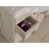 Комплект мебели для ванной Акватон Жерона 105 белое серебро--small-6