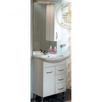 Комплект мебели для ванной Акватон Марсия 67 с бельевой корзиной