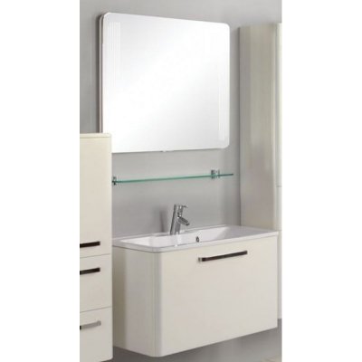 Комплект мебели для ванной Акватон Валенсия 90 подвесной белый жемчуг