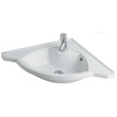 Комплект мебели для ванной Акватон Альтаир 62 угловой бело-серый-2