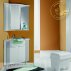 Комплект мебели для ванной Акватон Альтаир 62 угловой бело-серый-small