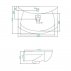 Комплект мебели Акватон Ария 65 Н черный глянец--small-4