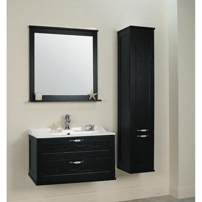 Зеркало для ванной Акватон Леон 80 ясень черный-2